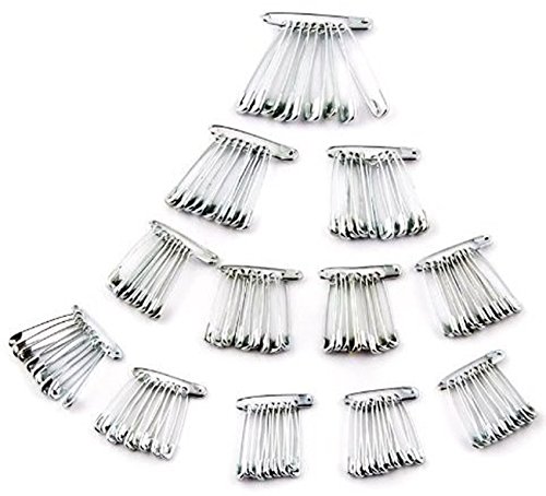 120 pièces épingles de sûreté aiguilles - 4 tailles différentes - Argent marque M&H-24 4260352251277 M&H-24 120 pièces épingles de sûreté aiguilles - 4 tailles différentes - Argent marque M&H-24 4260352251277 M&H-24