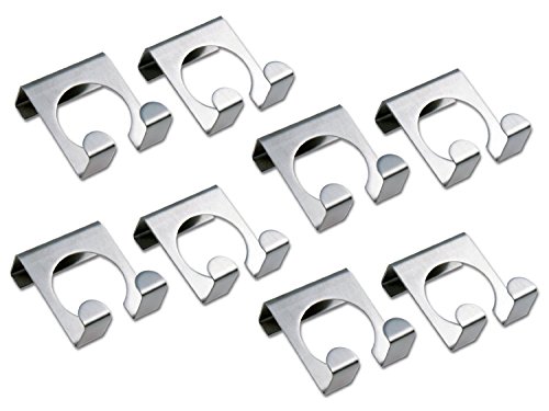 MQ lot de 4 ou 8 pièces en acier inoxydable Ede...