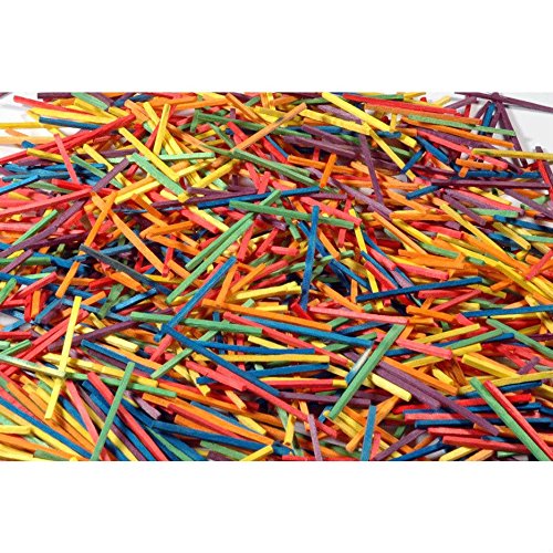 Allumettes en bois, couleurs assorties - bâtonn...