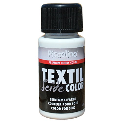Peinture pour soie, BLANC, 50ml - Peinture ther...