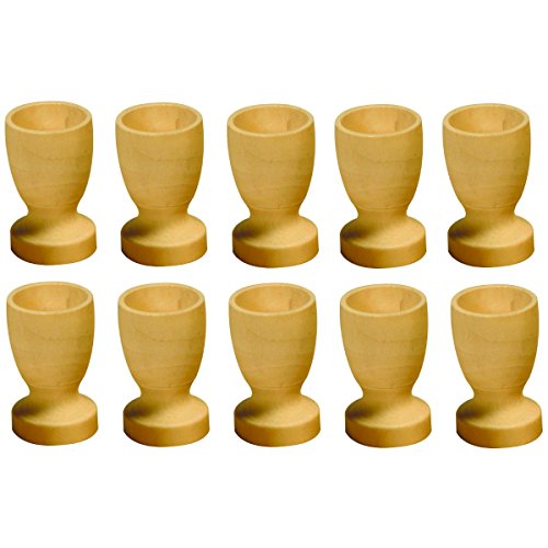 10 Coquetiers en bois à décorer, peindre, perso...