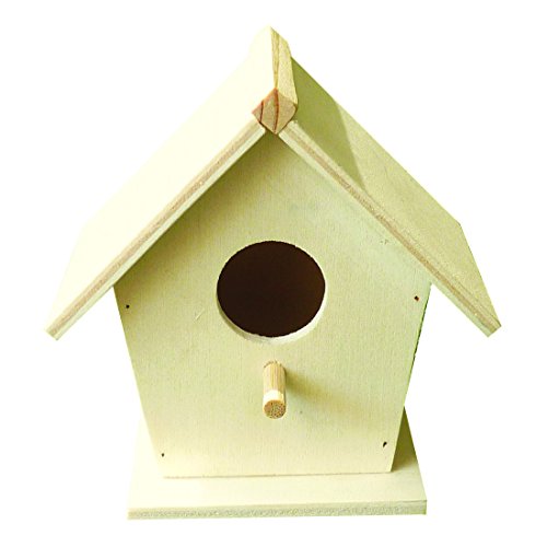 Nichoir à oiseaux en bois à décorer & peindre, ...