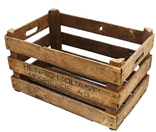 Style caisse à fruits en bois style pays ancien...