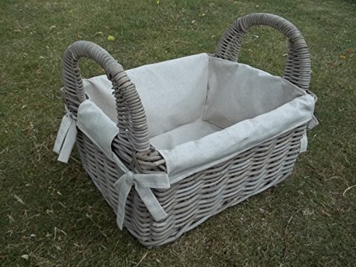 Deko, journaux, porte-bûches, panier en rotin p...