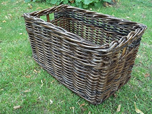 Porte-bûches, panier pour bûches de cheminée, taille 2 corbeille en osier 4260368653355 Kaminkörbe