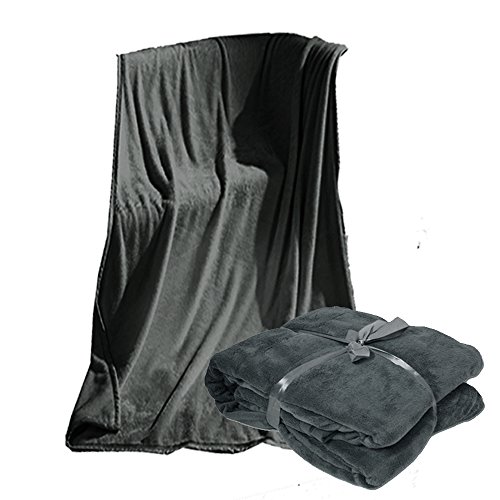 Jemidi Couverture XXL en microfibre 220 x 240 c...