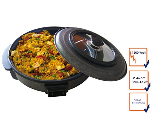 Multipfanne électrique professionnel ø 46 cm an...
