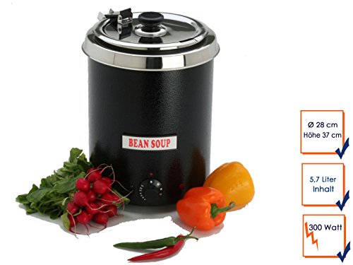 Professionnelle marmite electrique 5,7 l, 300 w...