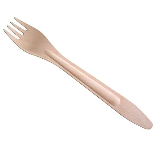 DSE06309 Fourchette en bois, 100 pièces, longue...