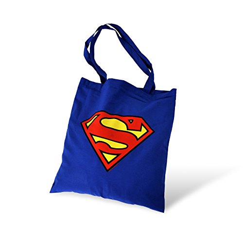 Sac tissu Superman DC Comics coton bleu