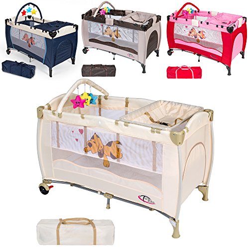 Lit bébé parapluie pliant réglable avec accesso...