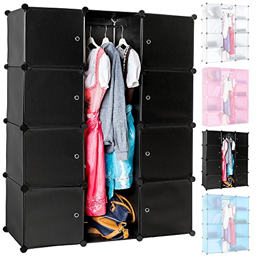 Armoire penderie cabinet cubes étagère de range...