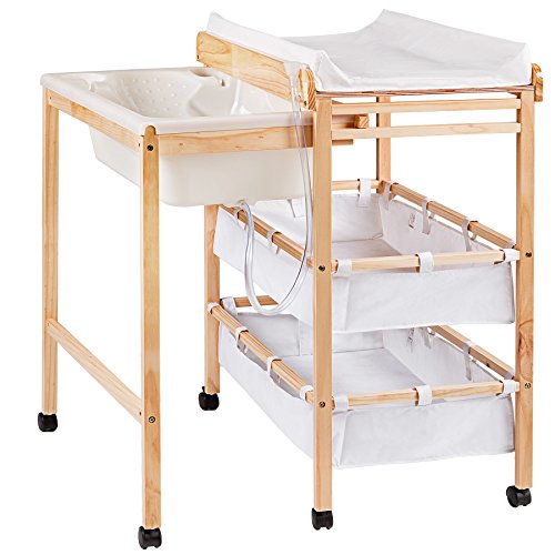 Commode à langer table avec baignoire + 2 grand...