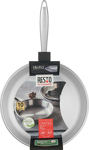 POÊLE EN INOX 26 cm