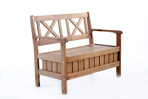 Trendy-Home24 Trendy-home24 de bois massif de banque de Colour Marron et ca 100 cm de style rustique de cuisine et de banque de siège code EAN 4260405372799 