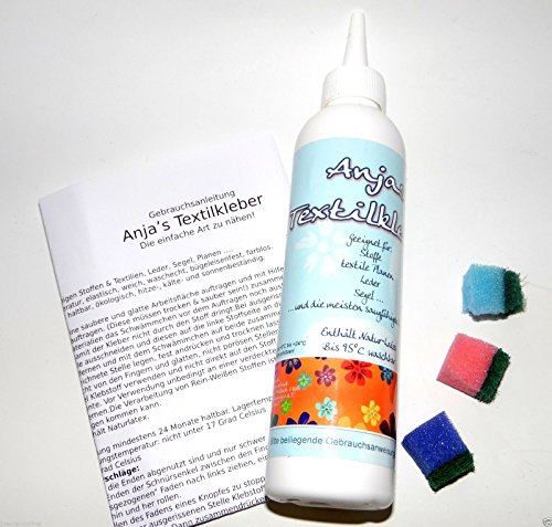 Anjas Textilkleber Anjas textilkleber messeset 900 ml contient 5 flacons de 180 ml chacun 4260410670170 (4260410670170)