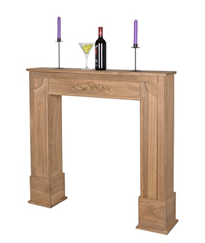 Cheminée décorative du bois cheminée style camp...