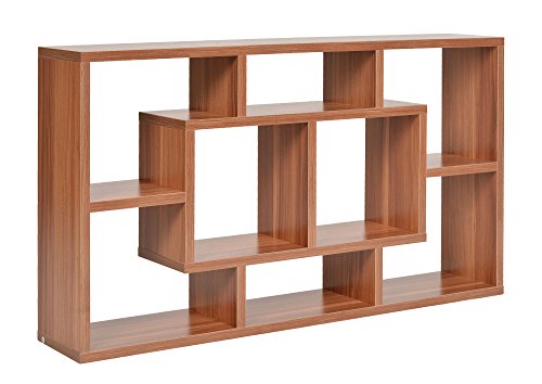 Étagère armoire meuble à de rangement 8 compart...