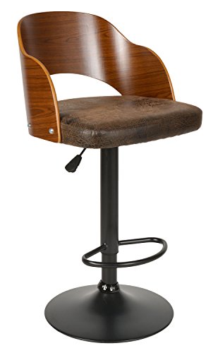 1 x tabouret de bar chaise fauteuil repose-pied...