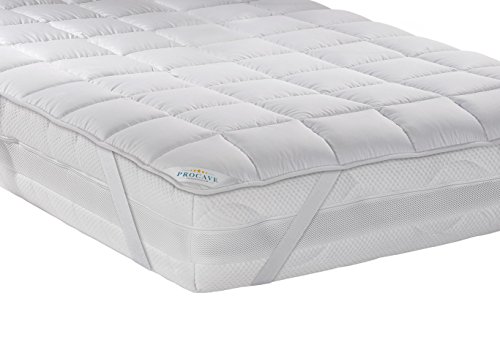 Micro-comfort protège-matelas dans différentes dimensions avec 4 coins élastiques - made in germany | 70 x 140 cm | soft touch | convient également pour les lits boxspring et les matelas à eau | microfibre | sommier | surmatelas | housse de matelas 4260432120479 PROCAVE