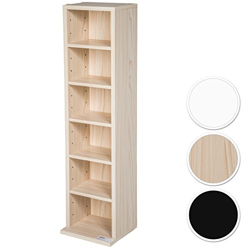 Étagère rangement cd / dvd meuble de rangement ...