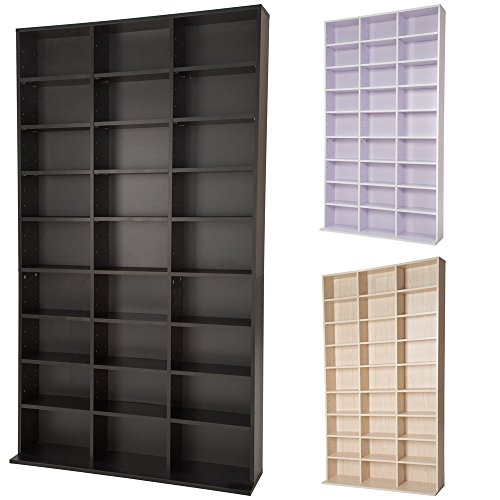 Étagère rangement cd / dvd meuble de rangement ...