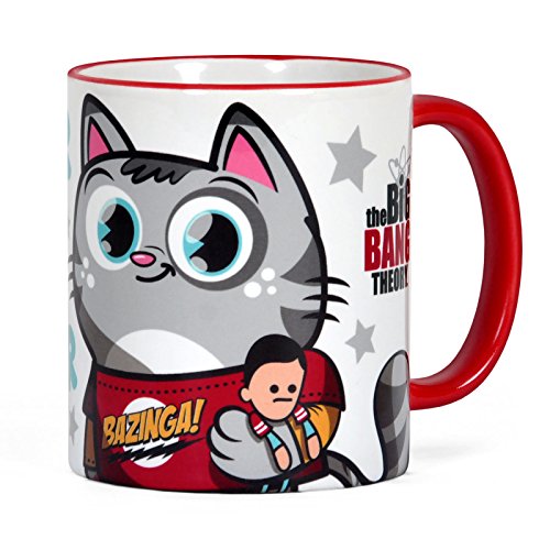 Tasse Big Bang Theory avec le chat de Sheldon S...