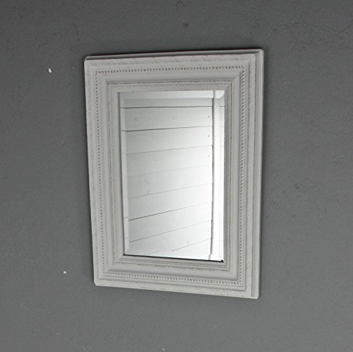 Miroir mural Maison de Campagne, Bois, blanc, 4...