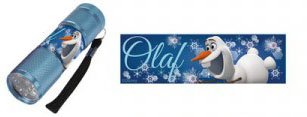 Frozen - Die Eiskönigin Disney Frozen La Reine des Neiges Lampe de poche bleu clair 4260455163903 (4260455163903)