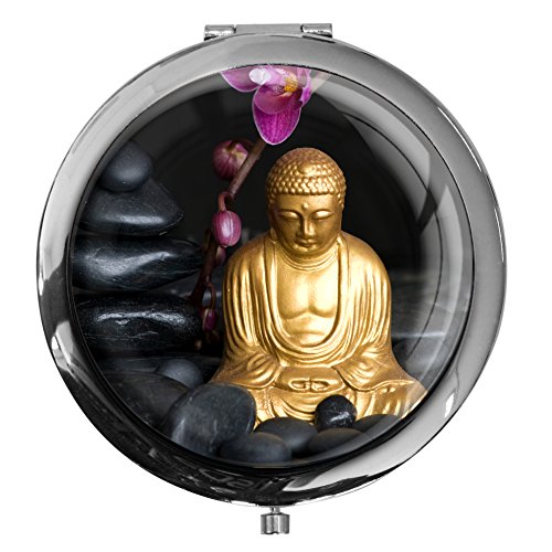 Premium - miroir de poche sous forme ronde 