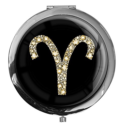 Premium - miroir de poche sous forme ronde 