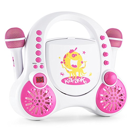 Rockpocket - lecteur cd karaoké enfant avec 2 m...