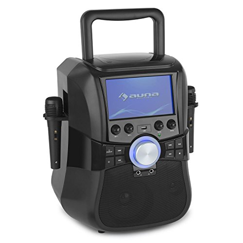 auna Stage Hero Chaîne karaoké Bluetooth avec l...