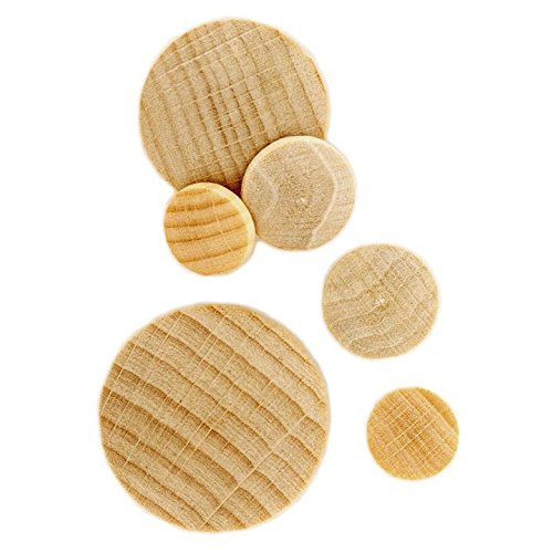 Cabochons ronds en bois naturel Ø 40mm - Palets...