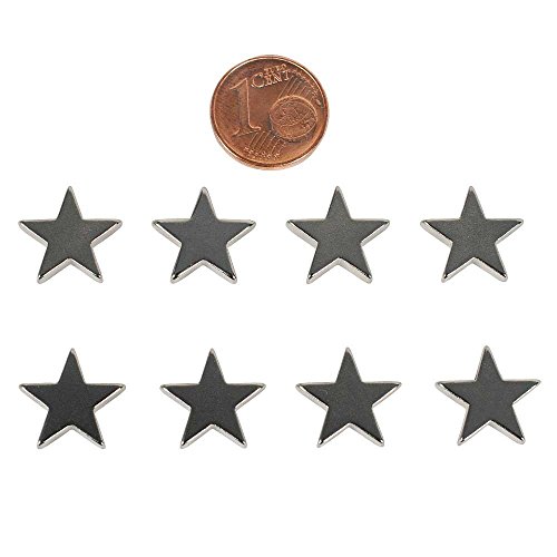 HAB & GUT (MC000-S-12) 8 Aimants ÉTOILE, 15 x 3...