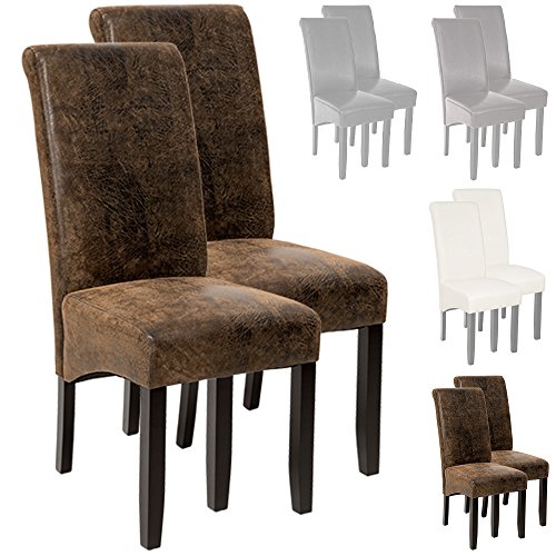 Lot de 2 chaises de salle à manger 105cm chaise...