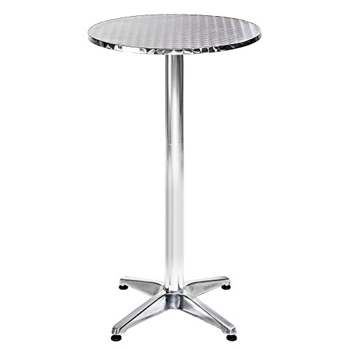 Table haute de bar aluminium hauteur réglable 7...