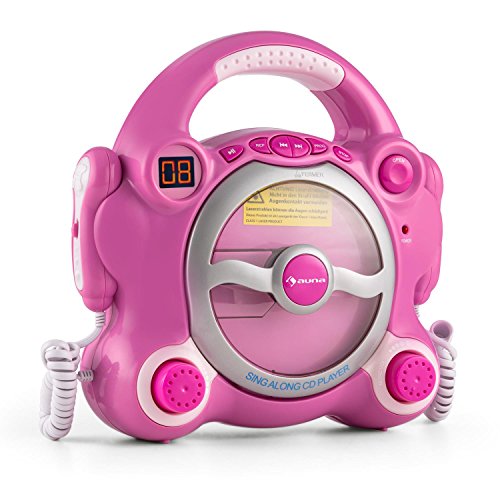 auna Pocket Rocker - Lecteur CD karaoké enfant ...