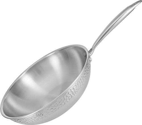 RESTO KITCHENWARE WOK EN INOX 28CM code EAN 4260709013534 