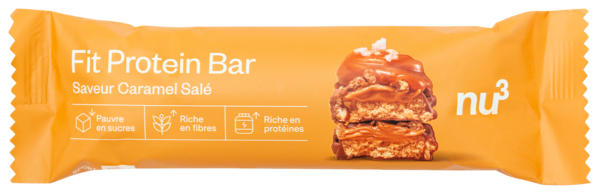  Barre Protéinée Caramel Salé Nu3 code EAN 4260744953437 