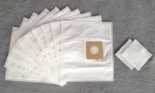 10 Sacs aspirateur compatible pour Rowenta Power Space RO 2121 (2100 W) aspirateur sacs à poussière (+2 Filtres NV624) 4261262883220 ZZ-Clan®