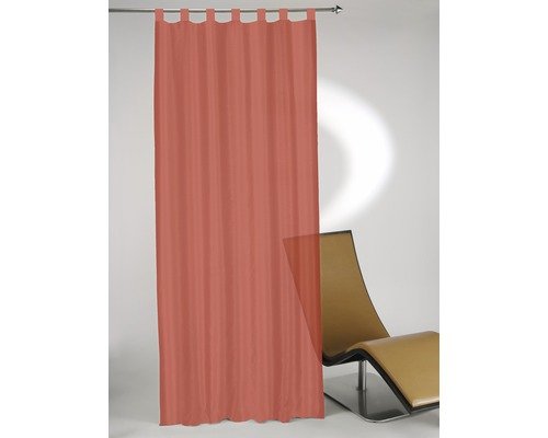 Rideau à passants Basic Plana Rouge 140 x 245 cm