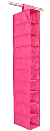 Organiseur de armoire en tissu étagères à suspe...