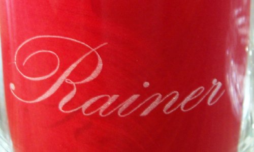 Hebold am Hegelhaus Gravures en verre Services de Gravure avec sans Verres: gravure: Nom sur le vin Bière Sektglas code EAN 4403071345005 