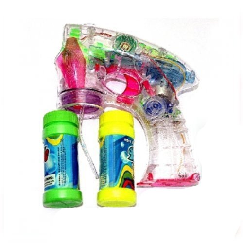Pistolet à bulles transparent et lumineux! - Bu...
