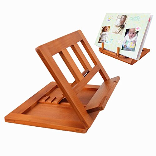 Delmkin delmkin Support de lecture en bois bambou Support pour livre Lutrin - 34 * 23,5 * 2,8 cm 4496849258461 (4496849258461)