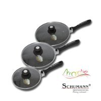 LOT DE 3 POELES EN PIERRE 20/24/28CM - SCHUMANN...