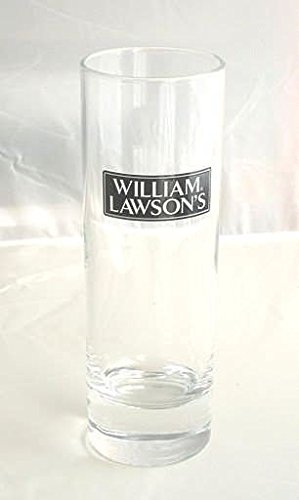 Lot de 2 VERRE WILLIAM LAWSON'S long TUBE 22cl