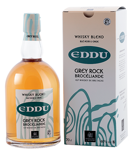 EDDU GREY ROCK BROCÉLIANDE IGP WHISKY DE BRETAGNE code EAN 4569696 