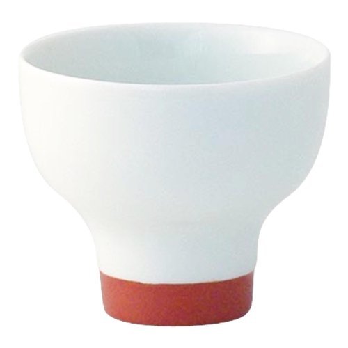Arita Yaki Seihakuji Urushi Red 7cm Tasse a Sak...